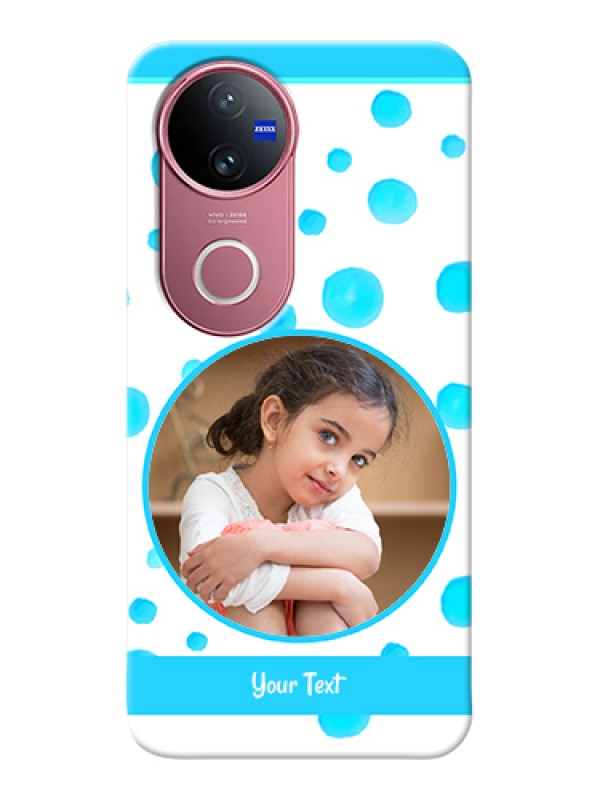 Custom Vivo T4R Custom Hard Phone Case - Blue Bubbles Pattern Design