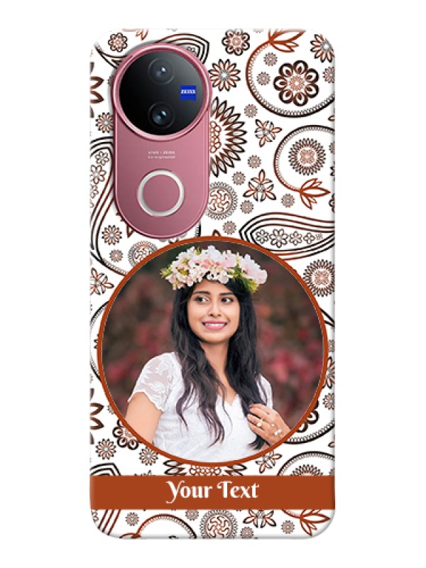 Custom Vivo T4R Custom Hard Phone Case - Abstract Flower Design