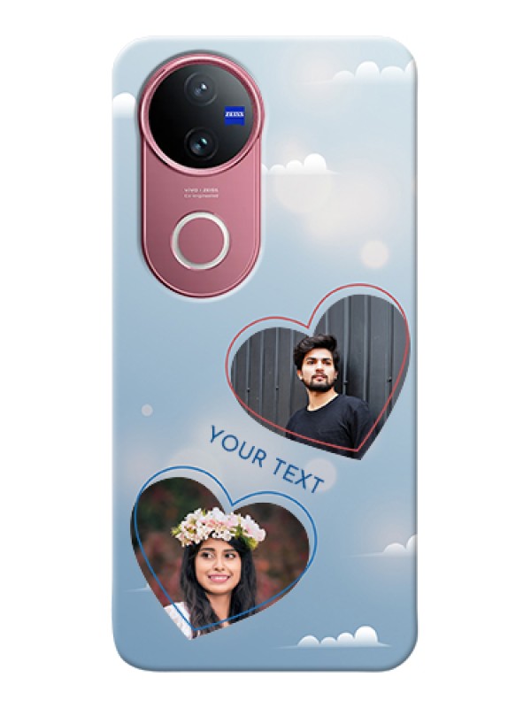 Custom Vivo T4R Custom Hard Phone Case - Blue Color Couple Design