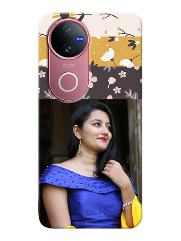 Custom Vivo T4R Custom Hard Phone Case - Stylish Floral Design