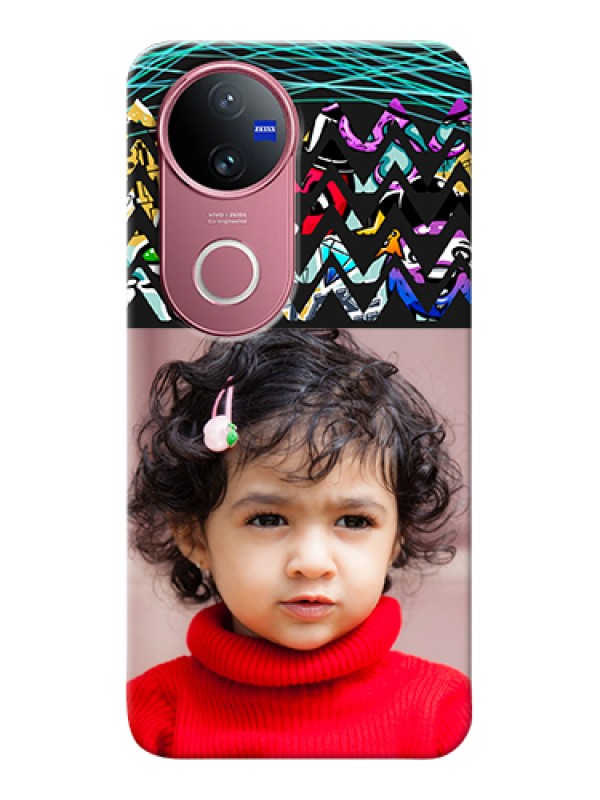 Custom Vivo T4R Custom Hard Phone Case - Neon Abstract Design