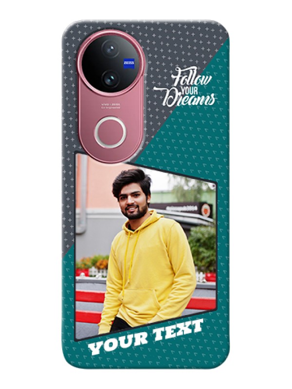 Custom Vivo T4R Custom Hard Phone Case - Background Pattern Design With Quote