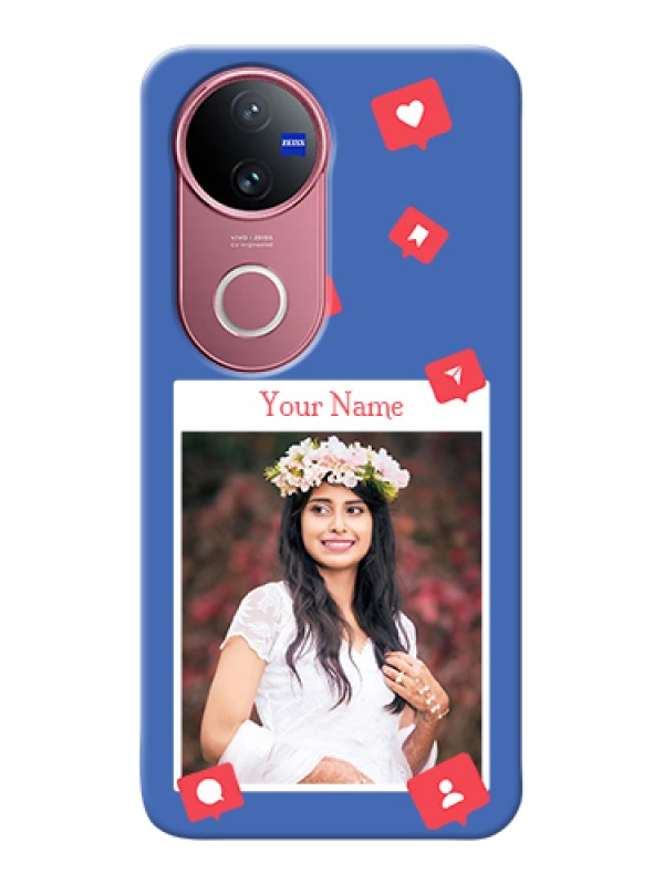 Custom Vivo T4R Custom Hard Phone Case - Like Share And Comment Design