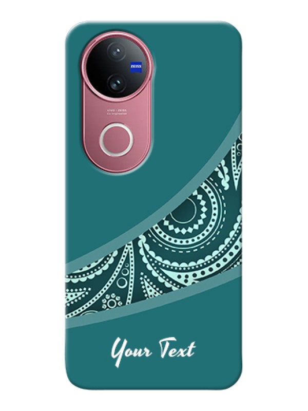 Custom Vivo T4R Custom Hard Phone Case - Semi Visible Floral Design