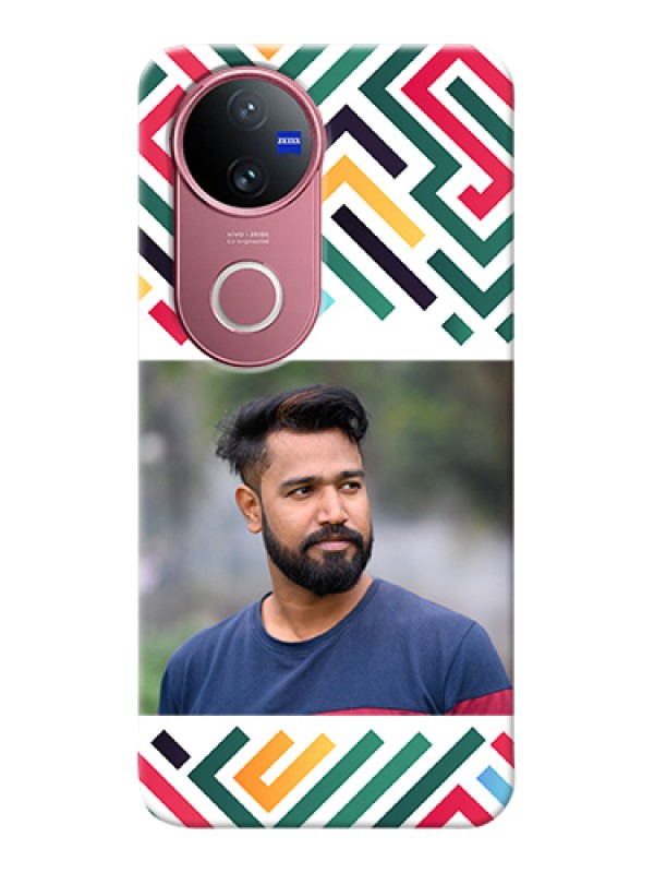 Custom Vivo T4R Custom Hard Phone Case - Colorful Maze Pattern Design