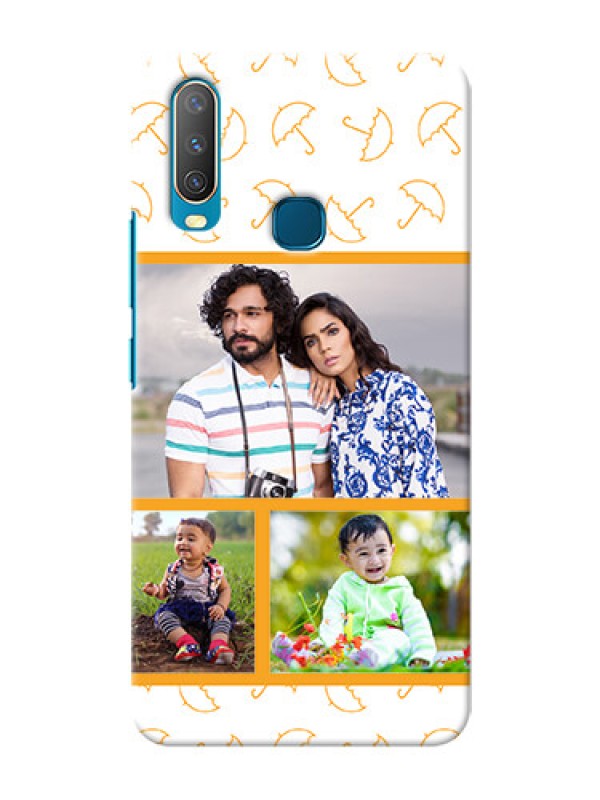 Custom Vivo U10 Personalised Phone Cases: Yellow Pattern Design