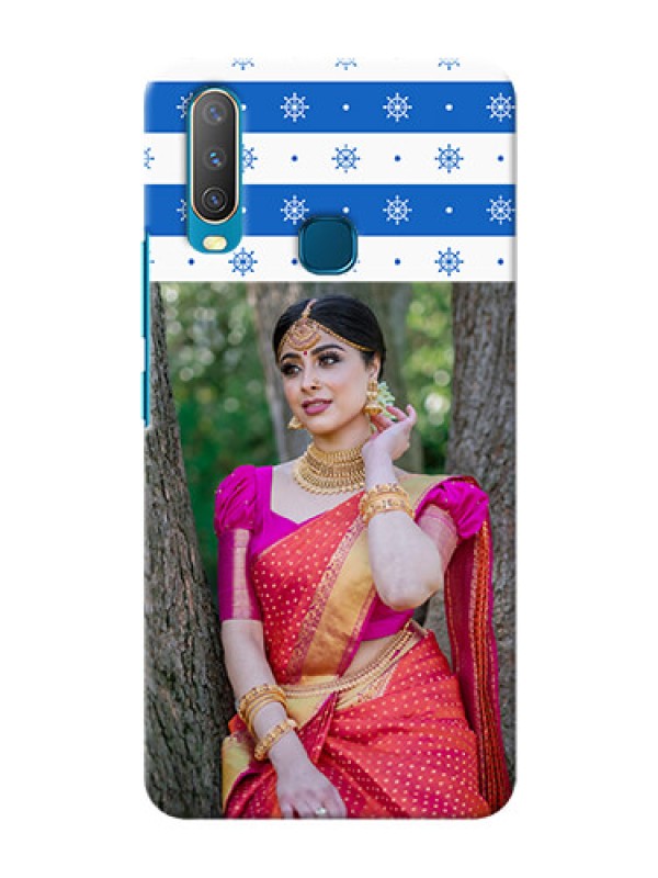 Custom Vivo U10 custom mobile covers: Snow Pattern Design