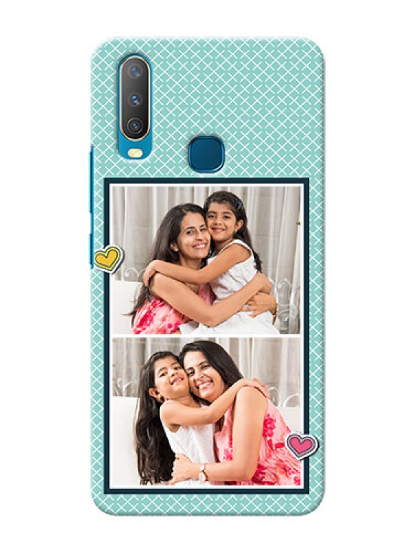 Custom Vivo U10 Custom Phone Cases: 2 Image Holder with Pattern Design