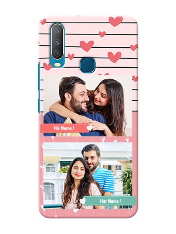 Custom Vivo U10 custom mobile covers: Photo with Heart Design
