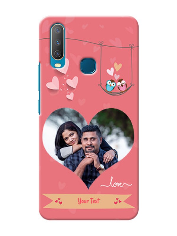 Custom Vivo U10 custom phone covers: Peach Color Love Design 