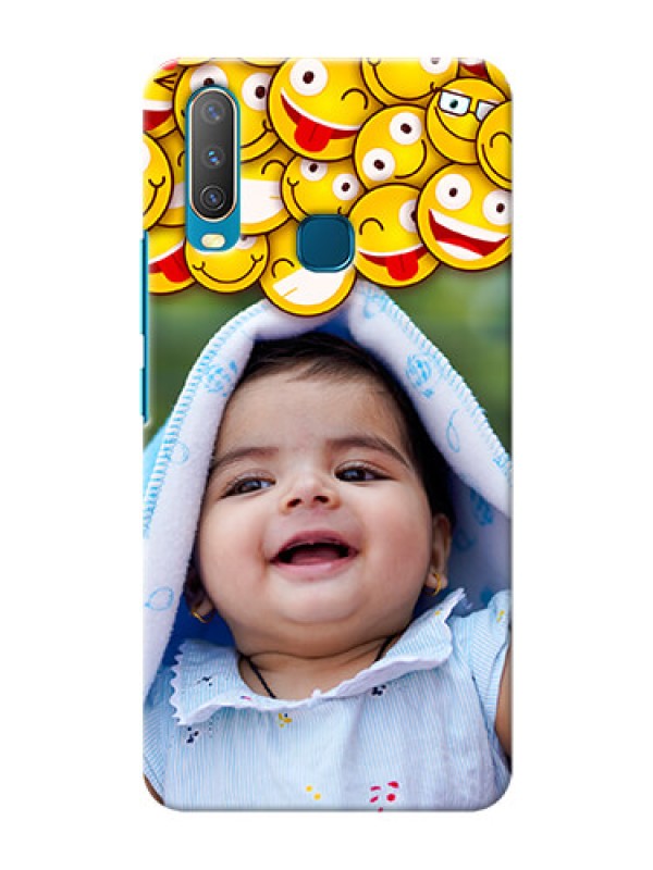 Custom Vivo U10 Custom Phone Cases with Smiley Emoji Design