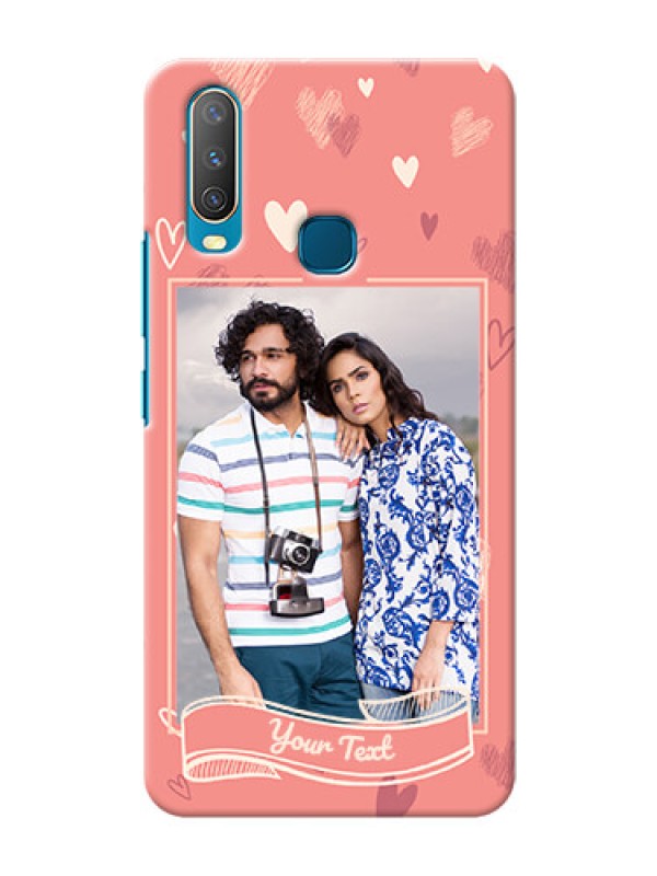 Custom Vivo U10 custom mobile phone cases: love doodle art Design