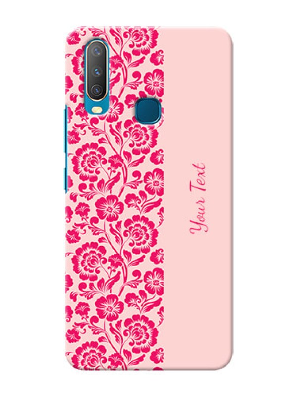Custom Vivo U10 Phone Back Covers: Attractive Floral Pattern Design