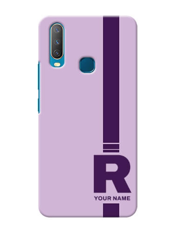 Custom Vivo U10 Custom Phone Covers: Simple dual tone stripe with name Design