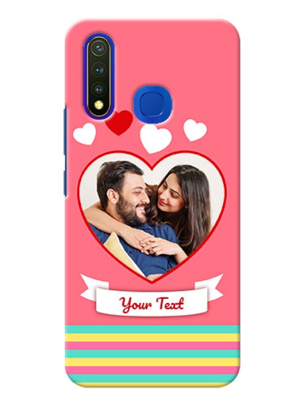 Custom Vivo U20 Personalised mobile covers: Love Doodle Design