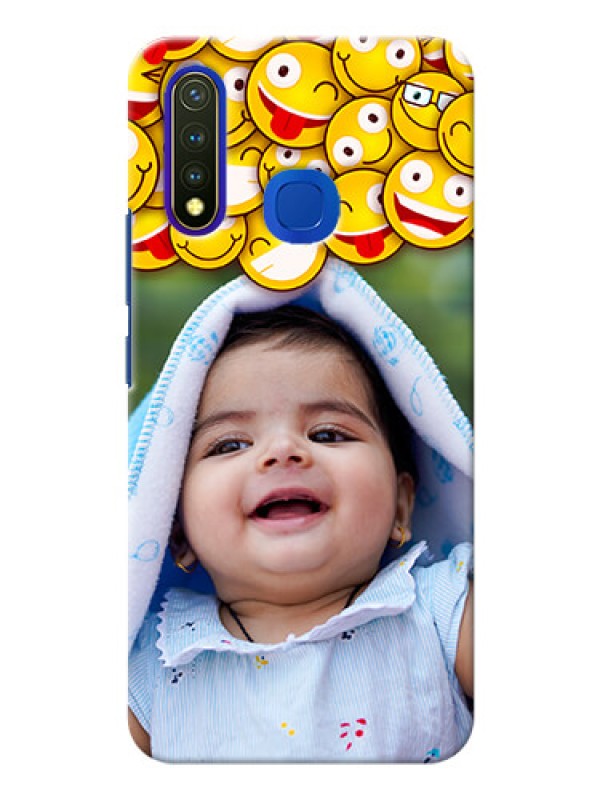Custom Vivo U20 Custom Phone Cases with Smiley Emoji Design