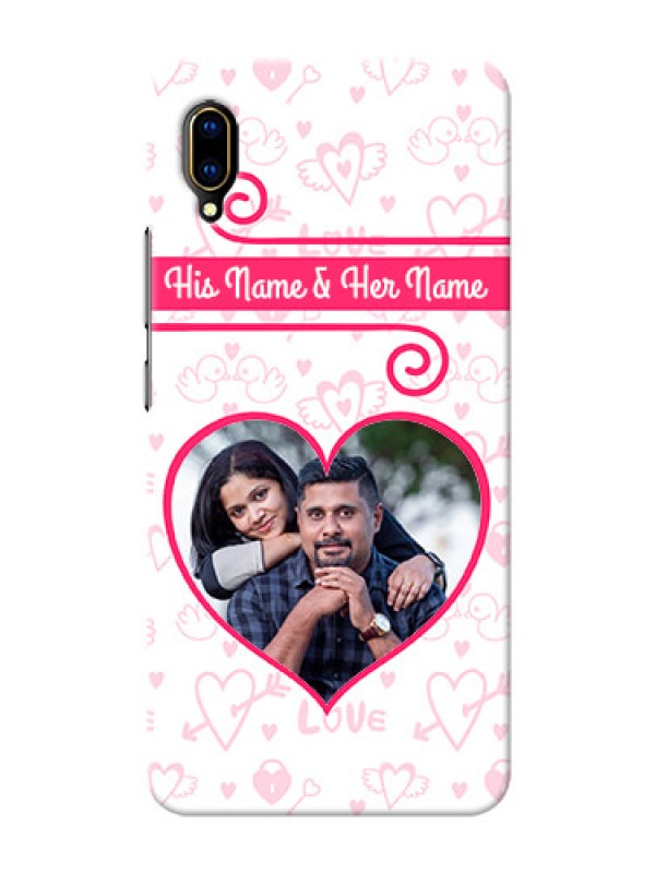 Custom Vivo V11 Pro Personalized Phone Cases: Heart Shape Love Design