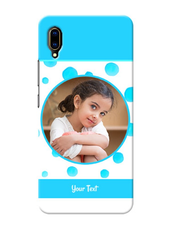 Custom Vivo V11 Pro Custom Phone Covers: Blue Bubbles Pattern Design