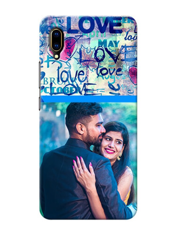 Custom Vivo V11 Pro Mobile Covers Online: Colorful Love Design