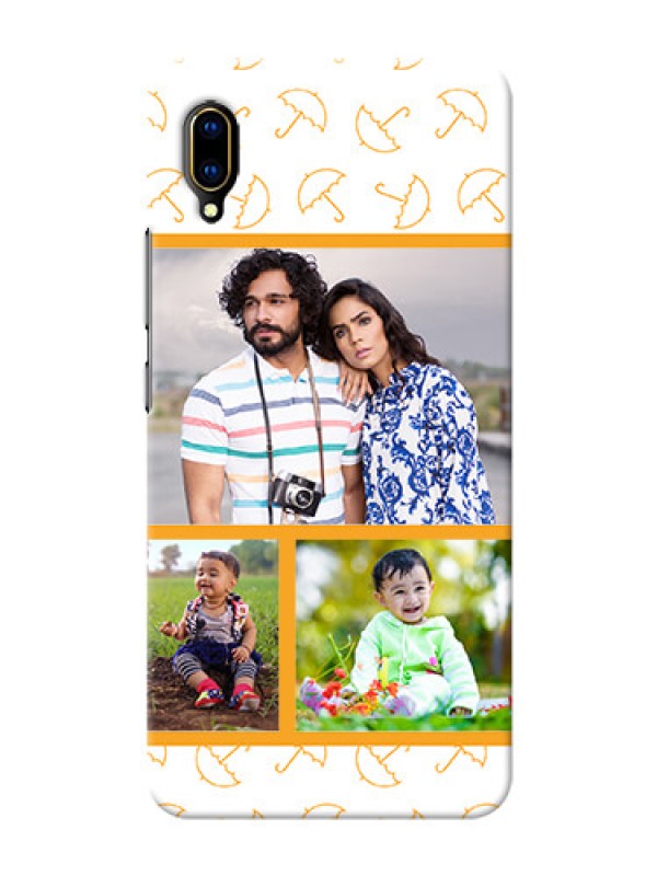 Custom Vivo V11 Pro Personalised Phone Cases: Yellow Pattern Design