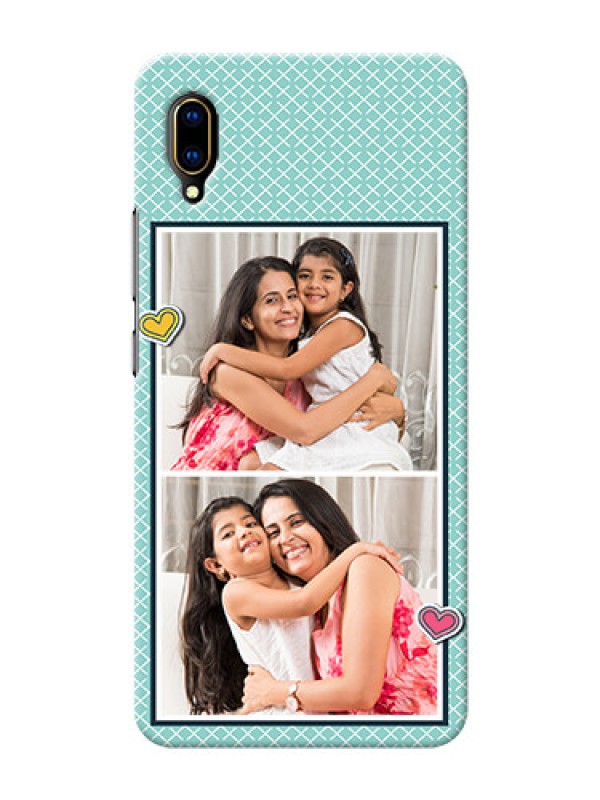 Custom Vivo V11 Pro Custom Phone Cases: 2 Image Holder with Pattern Design