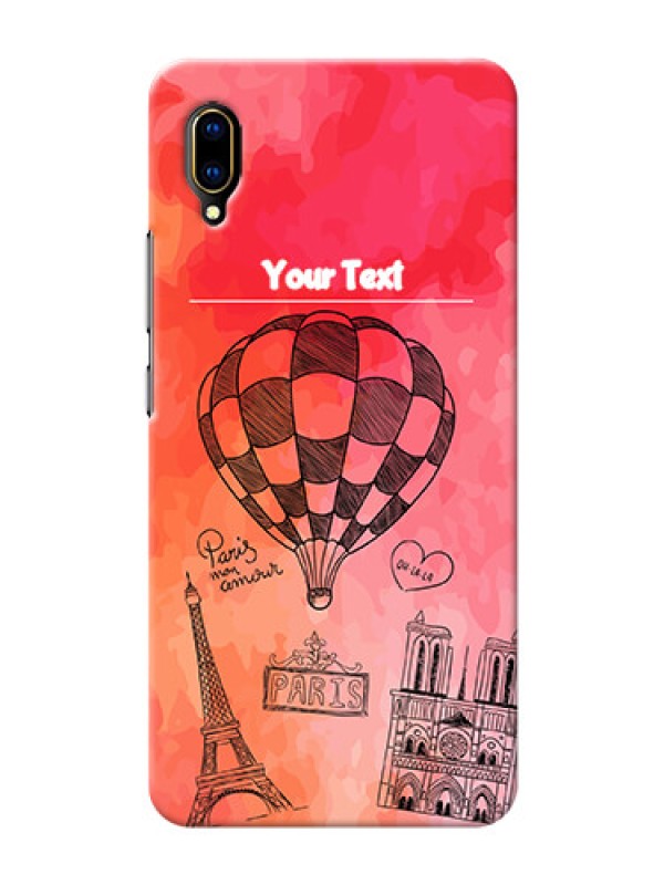 Custom Vivo V11 Pro Personalized Mobile Covers: Paris Theme Design