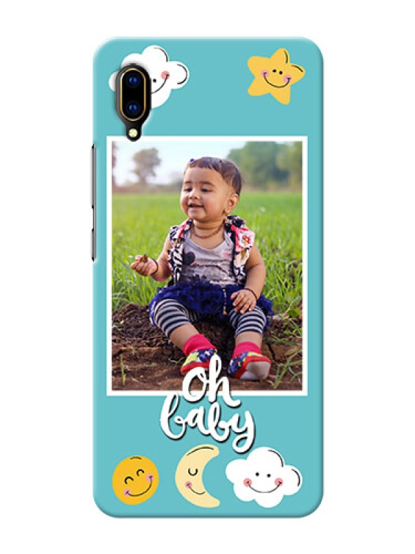 Custom Vivo V11 Pro Personalised Phone Cases: Smiley Kids Stars Design
