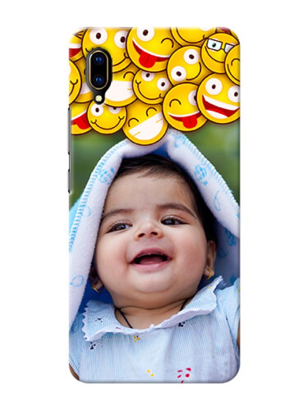Custom Vivo V11 Pro Custom Phone Cases with Smiley Emoji Design