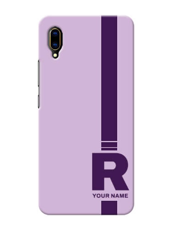 Custom Vivo V11 Pro Custom Phone Covers: Simple dual tone stripe with name Design