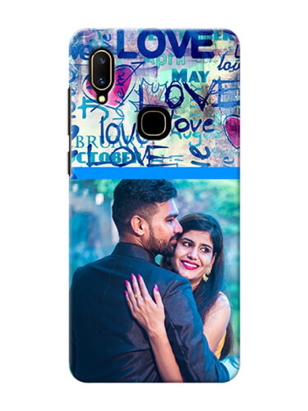 Custom Vivo V11 Mobile Covers Online: Colorful Love Design