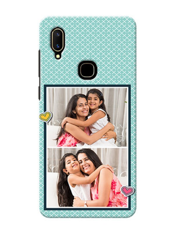 Custom Vivo V11 Custom Phone Cases: 2 Image Holder with Pattern Design