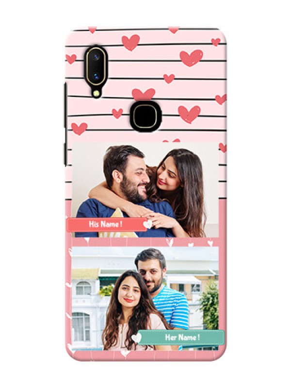 Custom Vivo V11 custom mobile covers: Photo with Heart Design