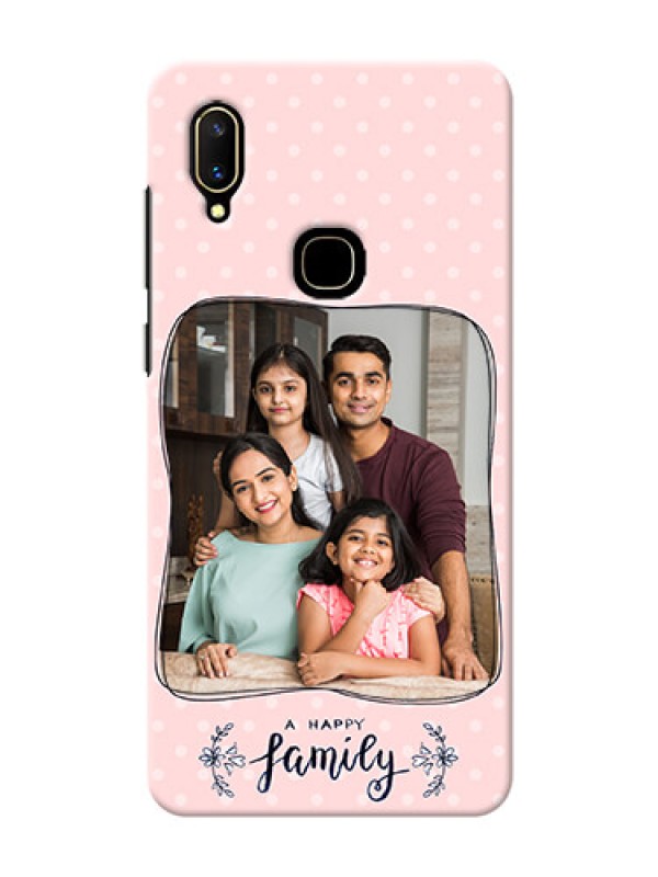 Custom Vivo V11 Personalized Phone Cases: Family with Dots Design