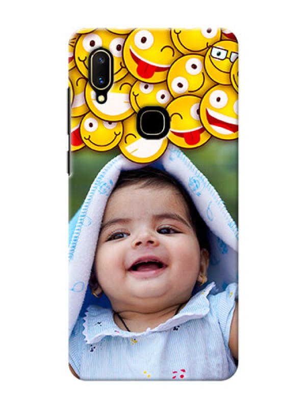 Custom Vivo V11 Custom Phone Cases with Smiley Emoji Design