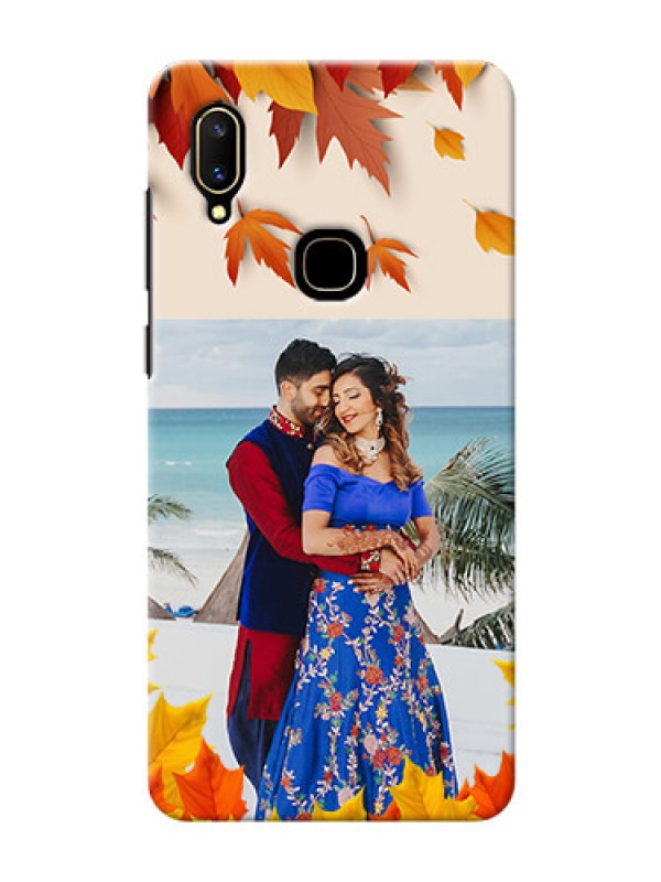Custom Vivo V11 Mobile Phone Cases: Autumn Maple Leaves Design