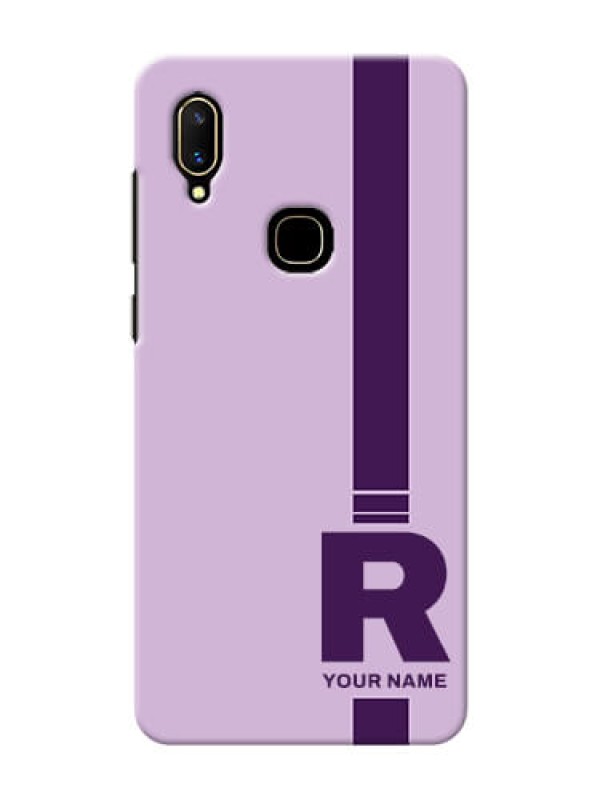 Custom Vivo V11 Custom Phone Covers: Simple dual tone stripe with name Design