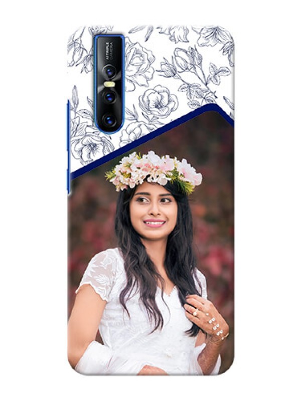 Custom Vivo V15 Pro Phone Cases: Premium Floral Design