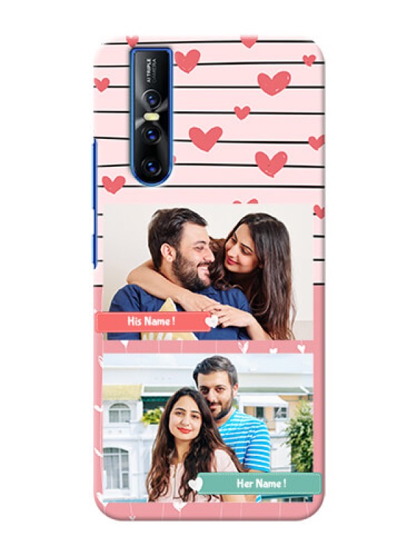 Custom Vivo V15 Pro custom mobile covers: Photo with Heart Design
