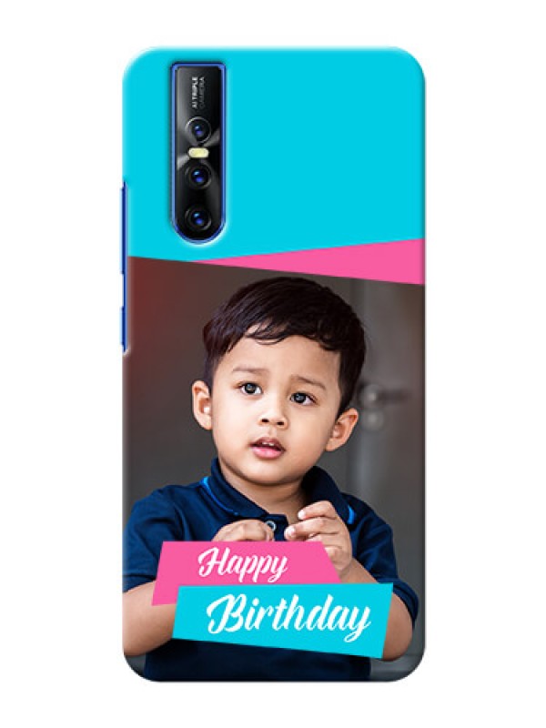 Custom Vivo V15 Pro Mobile Covers: Image Holder with 2 Color Design