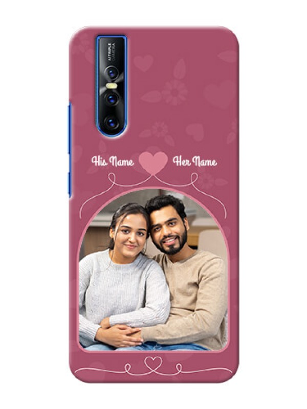 Custom Vivo V15 Pro mobile phone covers: Love Floral Design