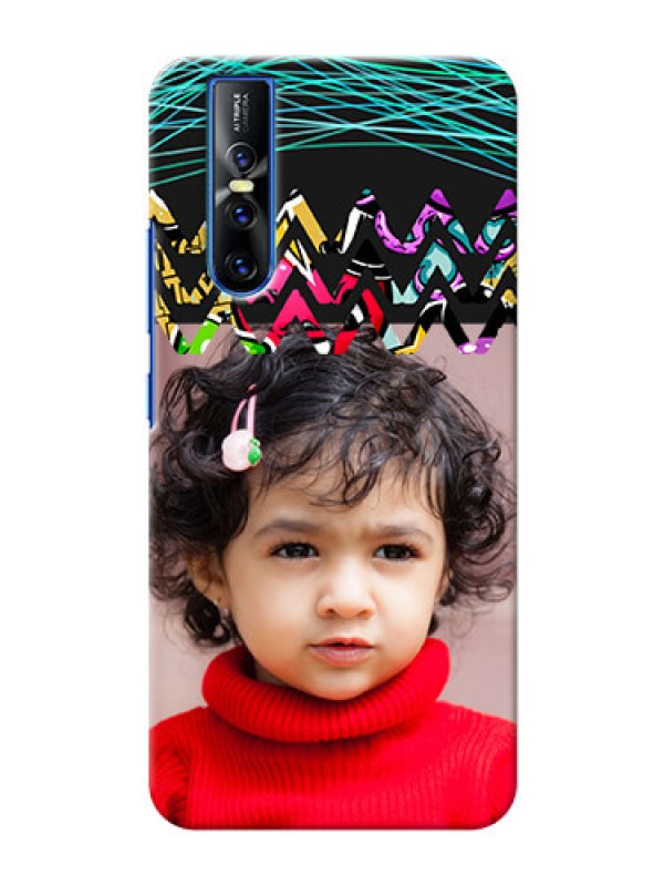 Custom Vivo V15 Pro personalized phone covers: Neon Abstract Design