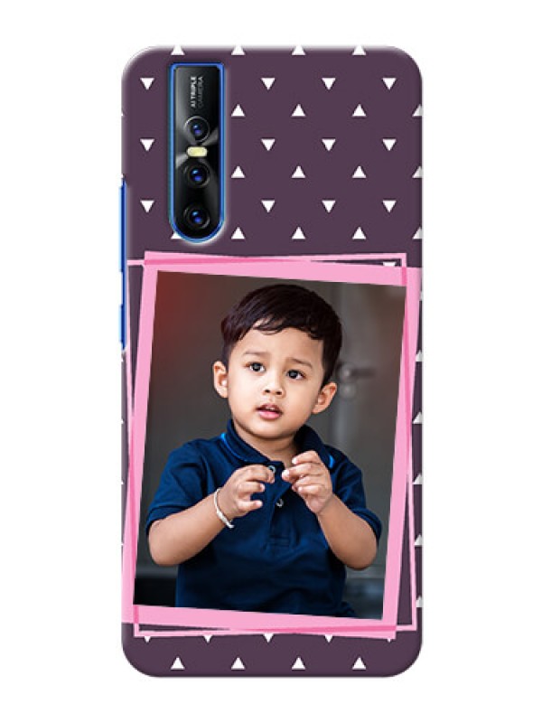 Custom Vivo V15 Pro Phone Cases: Triangle Pattern Dotted Design