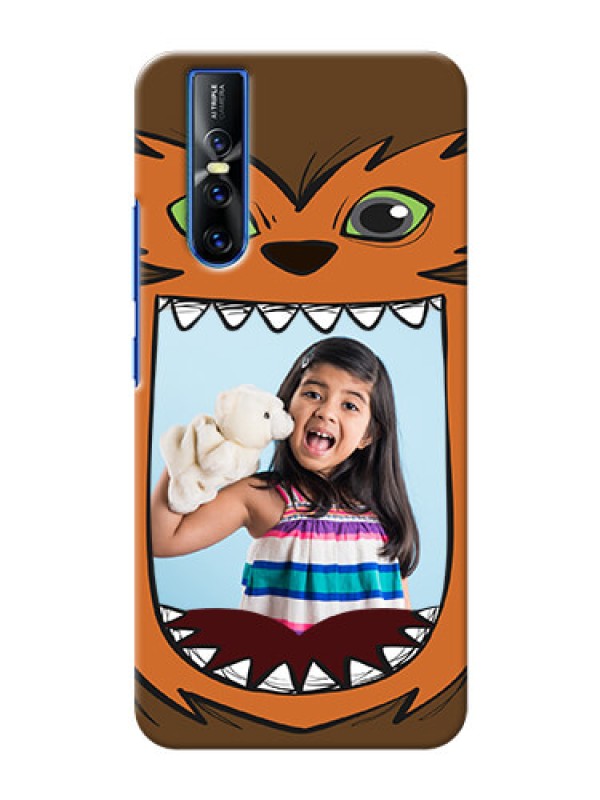 Custom Vivo V15 Pro Phone Covers: Owl Monster Back Case Design