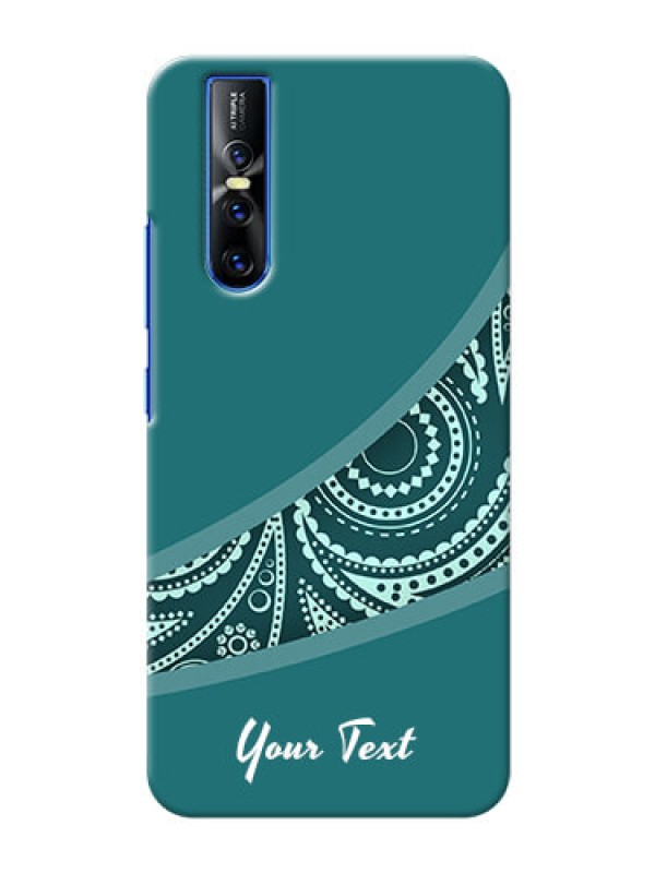 Custom Vivo V15 Pro Custom Phone Covers: semi visible floral Design