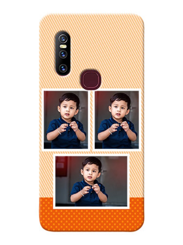 Custom Vivo V15 Mobile Back Covers: Bulk Photos Upload Design