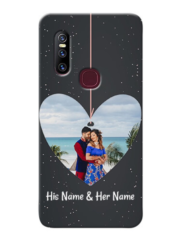 Custom Vivo V15 custom phone cases: Hanging Heart Design