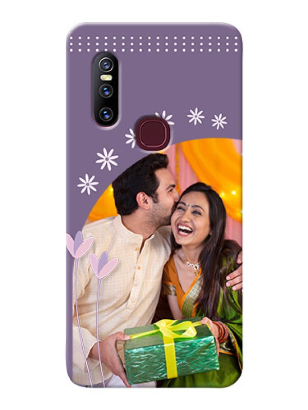 Custom Vivo V15 Phone covers for girls: lavender flowers design 