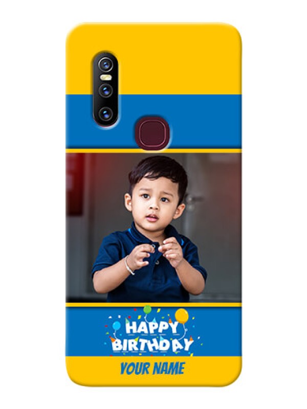 Custom Vivo V15 Mobile Back Covers Online: Birthday Wishes Design