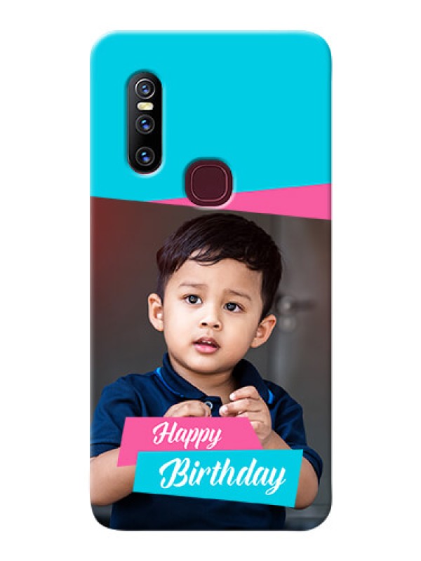 Custom Vivo V15 Mobile Covers: Image Holder with 2 Color Design