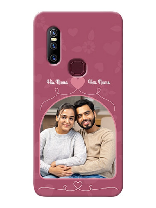 Custom Vivo V15 mobile phone covers: Love Floral Design